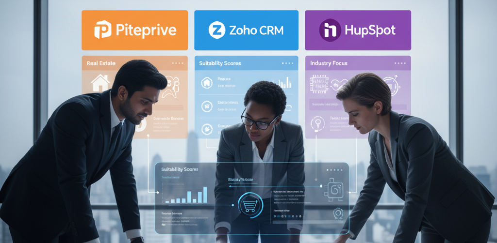 CRM Matchmaking—Pipedrive vs Zoho vs HubSpot