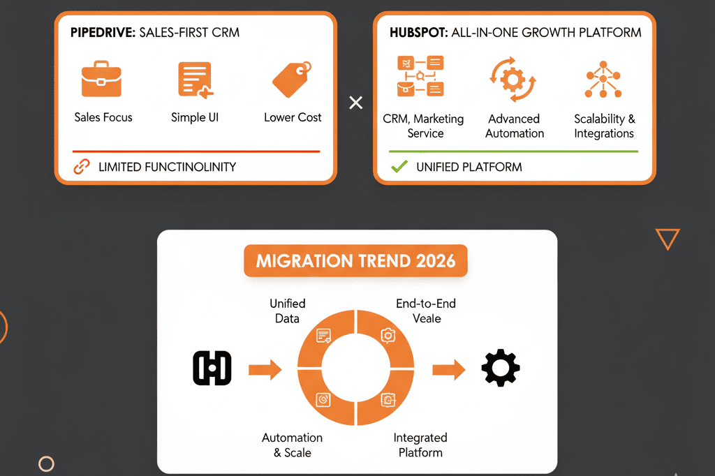 hubspot and pipdrive