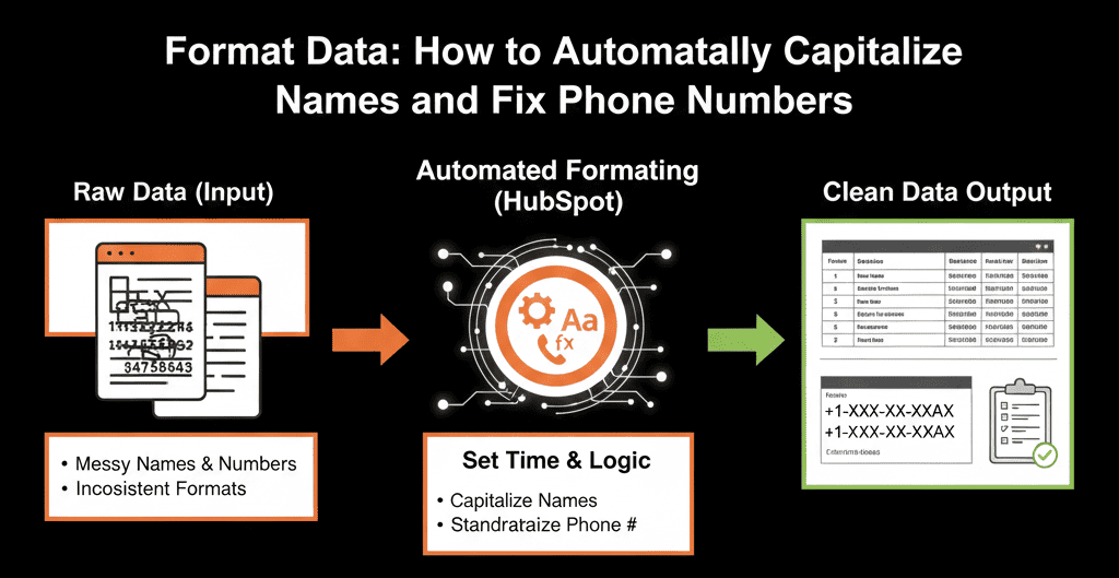 HubSpot Format Data Workflow