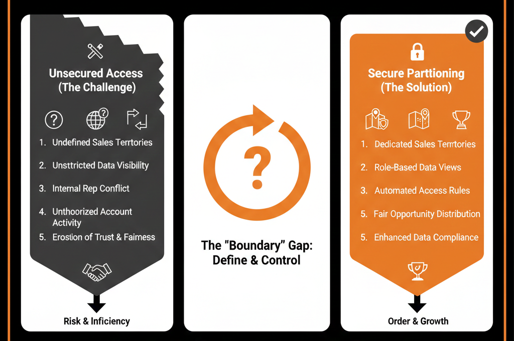 HubSpot team partitioning