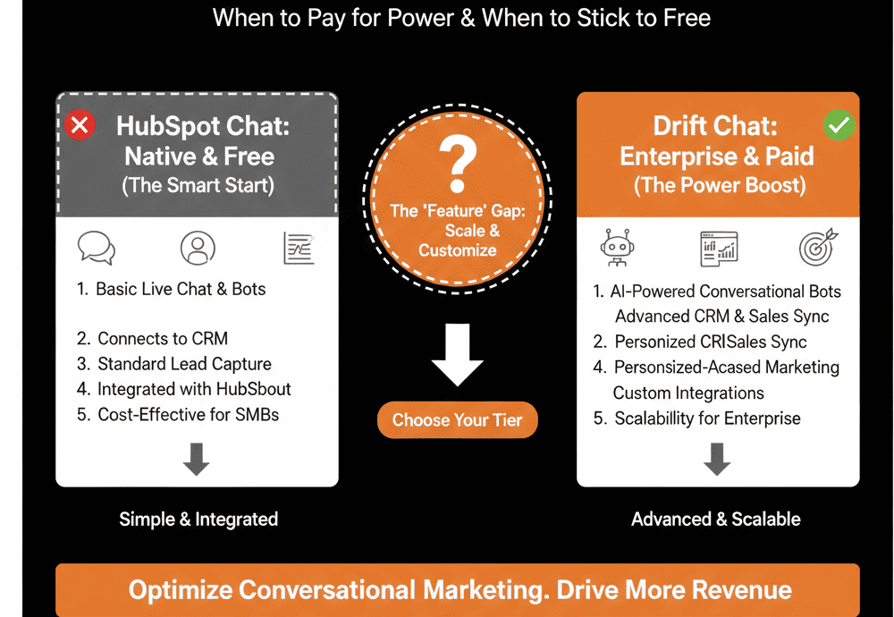 Drift vs HubSpot Chat
