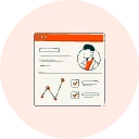 Customer data icon
