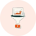 Sales pipeline icon